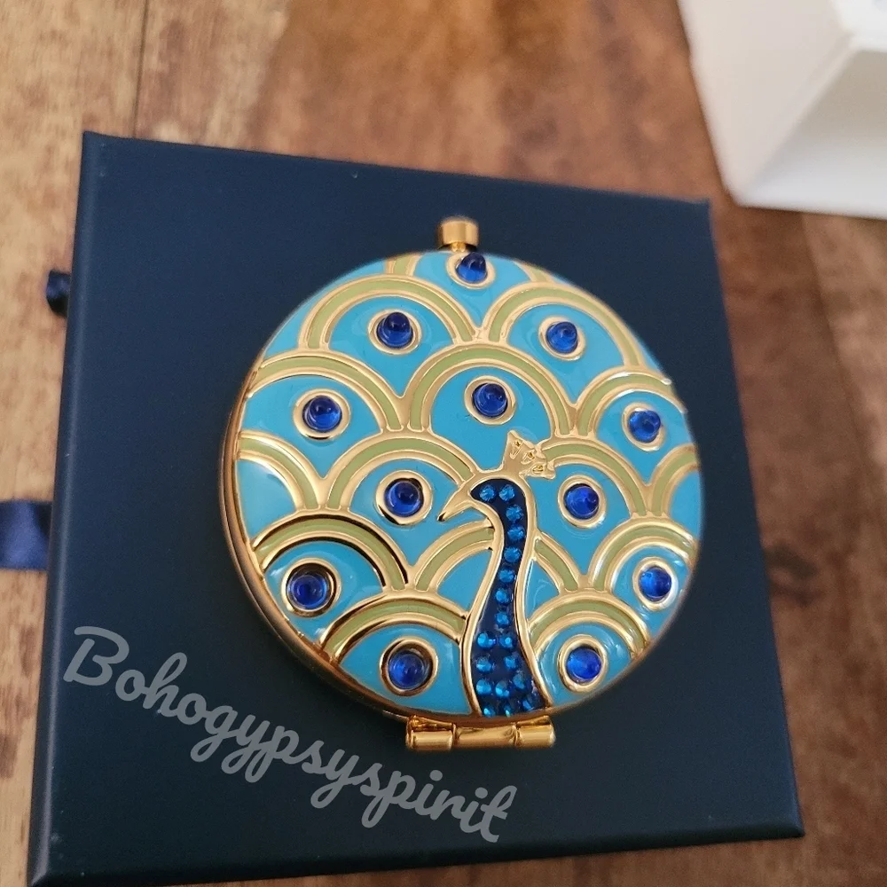 Estee Lauder Posh Peacock Perfecting Setting Powder Compact
